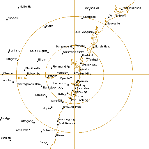 128km radar background